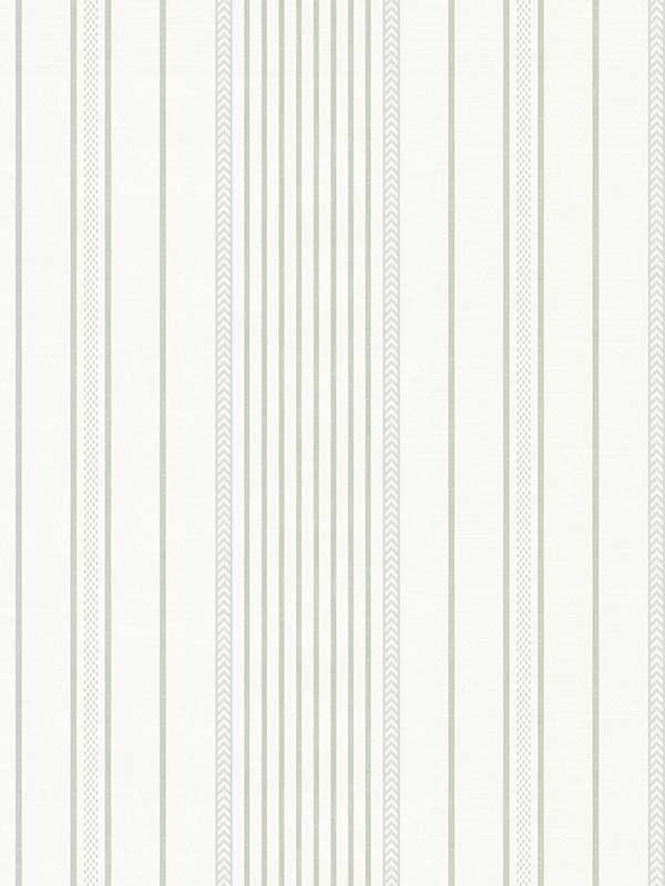 Navarres Stripe Faux Linen wallpaper in light green color - pattern number 4172-27485 - by A Street Prints in the Sea Salt collection