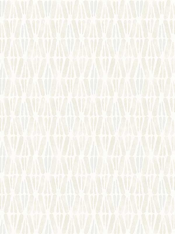 Nabi Geometric wallpaper in beige color - pattern number 4148-27464 - by Chesapeake in the PrintWorks collection