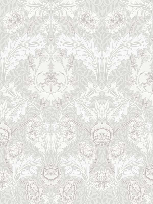 Myrtle Floral Ogee wallpaper in dove color - pattern number 4171-82056 - by A Street Prints in the Hidden Treasures Volume 2 collection