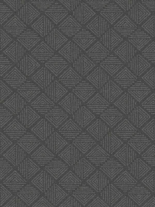 Center Square wallpaper in charcoal color - pattern number MJ4861 - by Magnolia Home by Joanna Gaines in the Magnolia Home High Performance Wallcovering collection