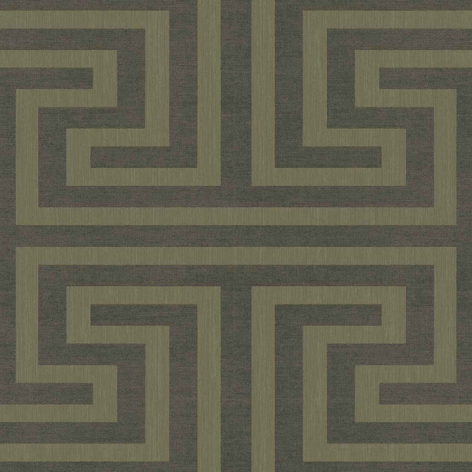 Geometric wallpaper in silver grey color - pattern number SY27519 - by Galerie in the Synergy collection