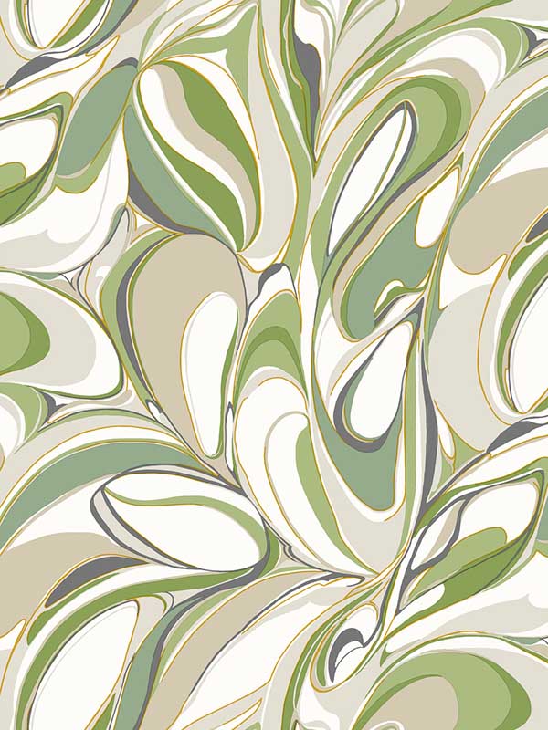 Achate wallpaper in grass color - pattern number GN2561 - by York in the Woodnote collection