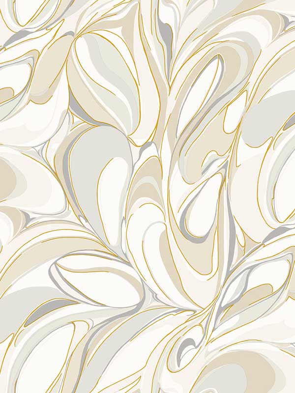 Achate wallpaper in beige & grey color - pattern number GN2563 - by York in the Woodnote collection
