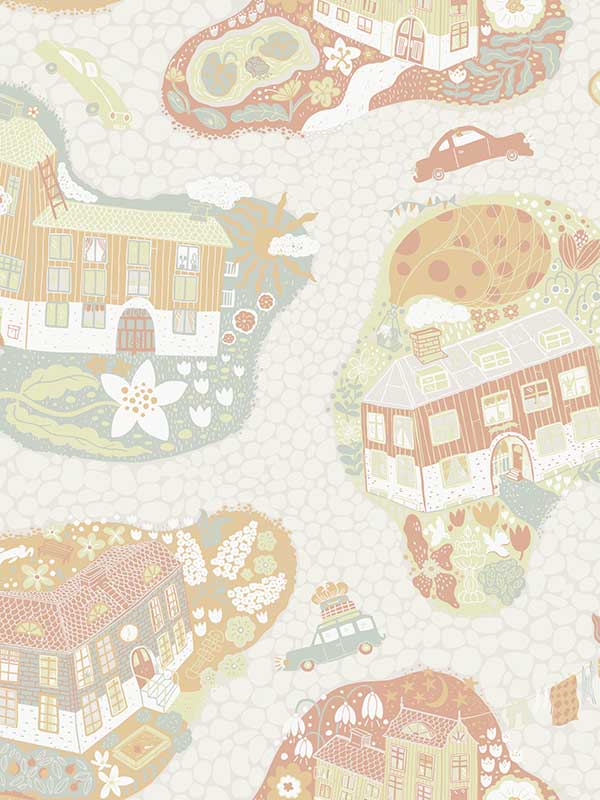 Staden wallpaper in grey color - pattern number MB29007 - by York in the Daydream collection