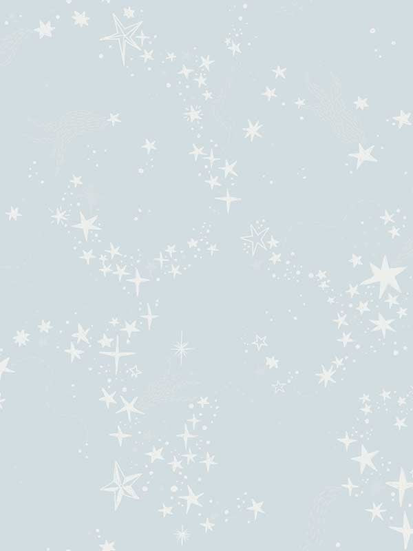 Stjarnhimmel wallpaper in light blue color - pattern number MB29023 - by York in the Daydream collection