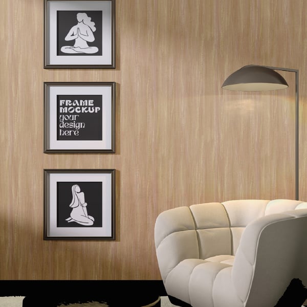 Verticale Struttura wallpaper in rame color - pattern number 27548 - by Galerie in the Italian Textures 4 collection