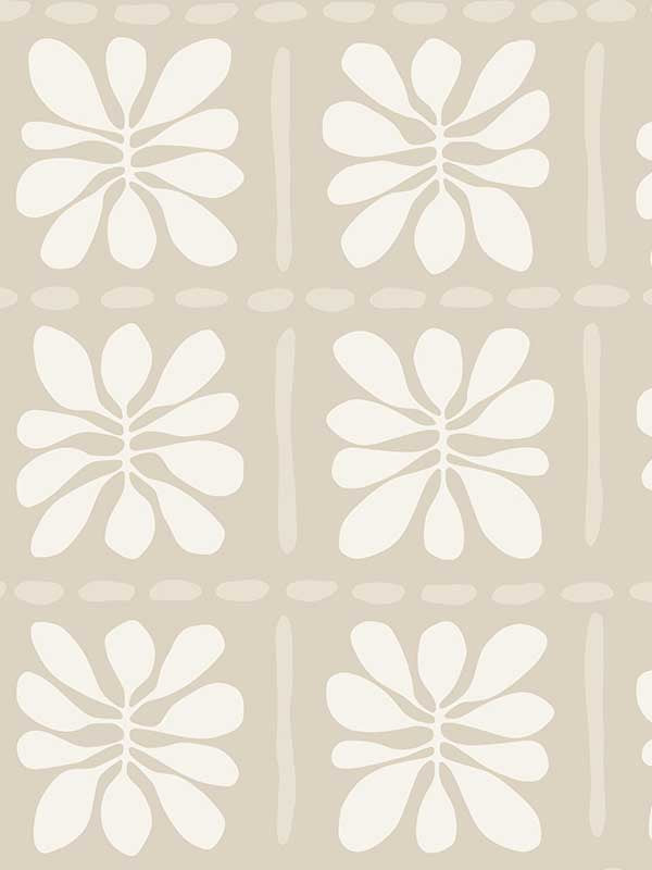 Mimosa Fleur fabric in nude color - pattern number ZM2808 - by York in the Artisan Studio collection