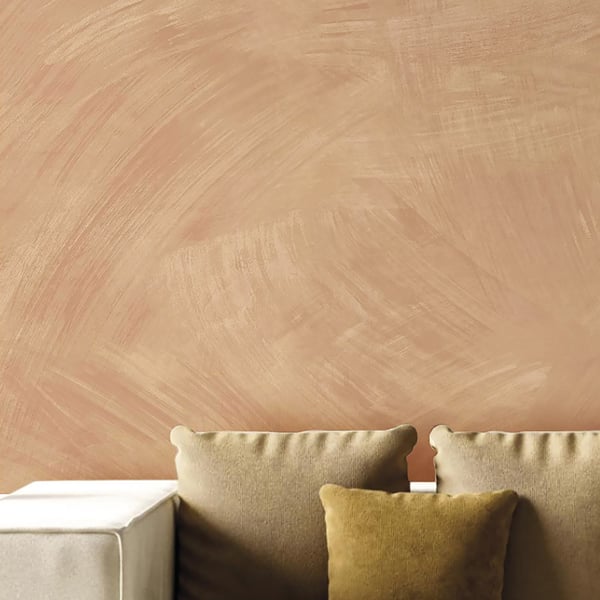 Stucco Struttura wallpaper in orange color - pattern number 27554 - by Galerie in the Italian Textures 4 collection