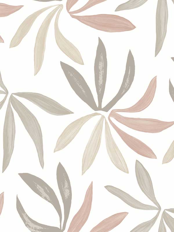 Little Garden fabric in nude & blush color - pattern number ZM2814 - by York in the Artisan Studio collection