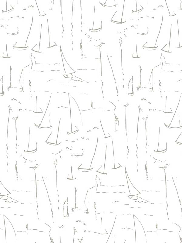 Vermillion Coast fabric in silver color - pattern number ZM2844 - by York in the Artisan Studio collection