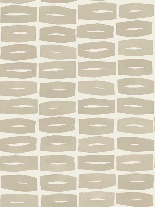 Modernist Motif wallpaper in linseed oil color - pattern number ZM2864 - by York in the Artisan Studio collection