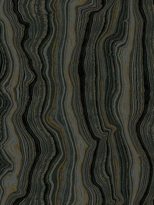 Mineral Shimmer wallpaper in black & gold color - pattern number DF3326 - by Candice Olson in the Decadence Second Edition collection