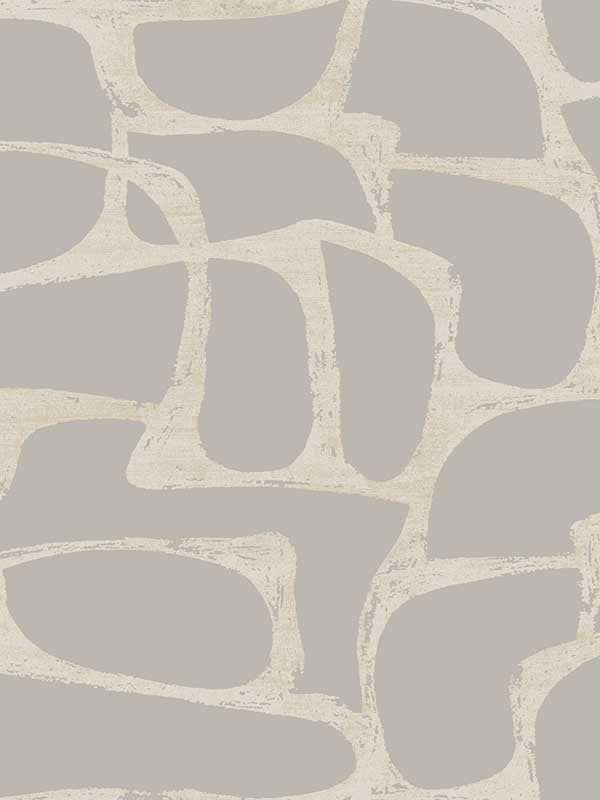 Craftsman Geometric wallpaper in taupe color - pattern number DF3354 - by Candice Olson in the Decadence Second Edition collection