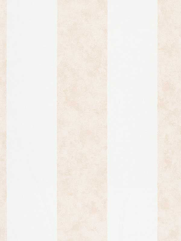 Thick Stripe wallpaper in white beige color - pattern number 34407 - by Galerie in the Flora collection