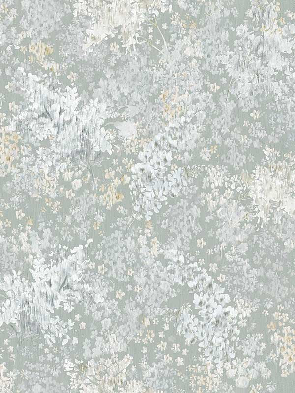 Soft Foliage wallpaper in grey white color - pattern number 47452 - by Galerie in the Flora collection