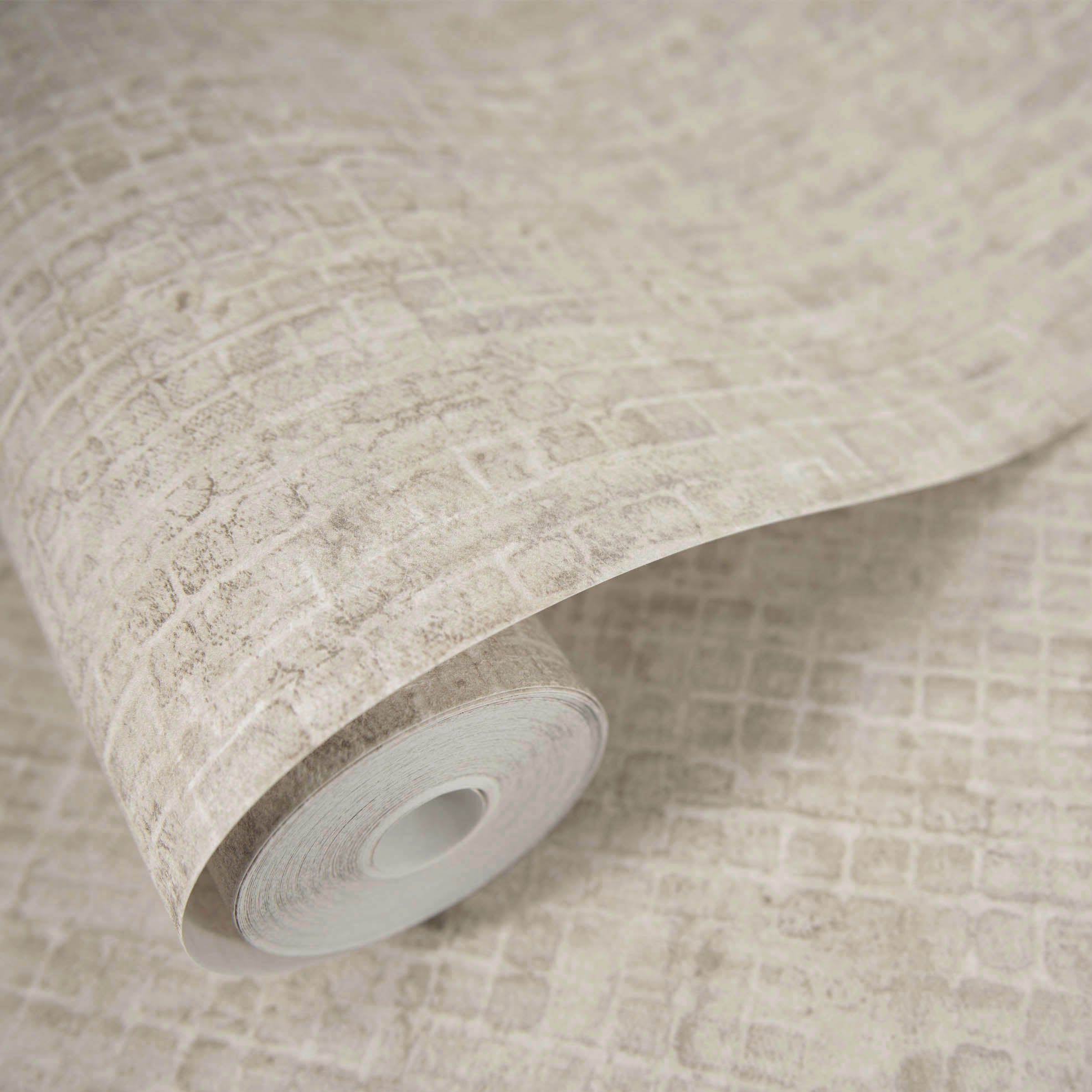 Geometric Wallpaper in Beige color - pattern number 27619 - by Galerie in the Cerra collection