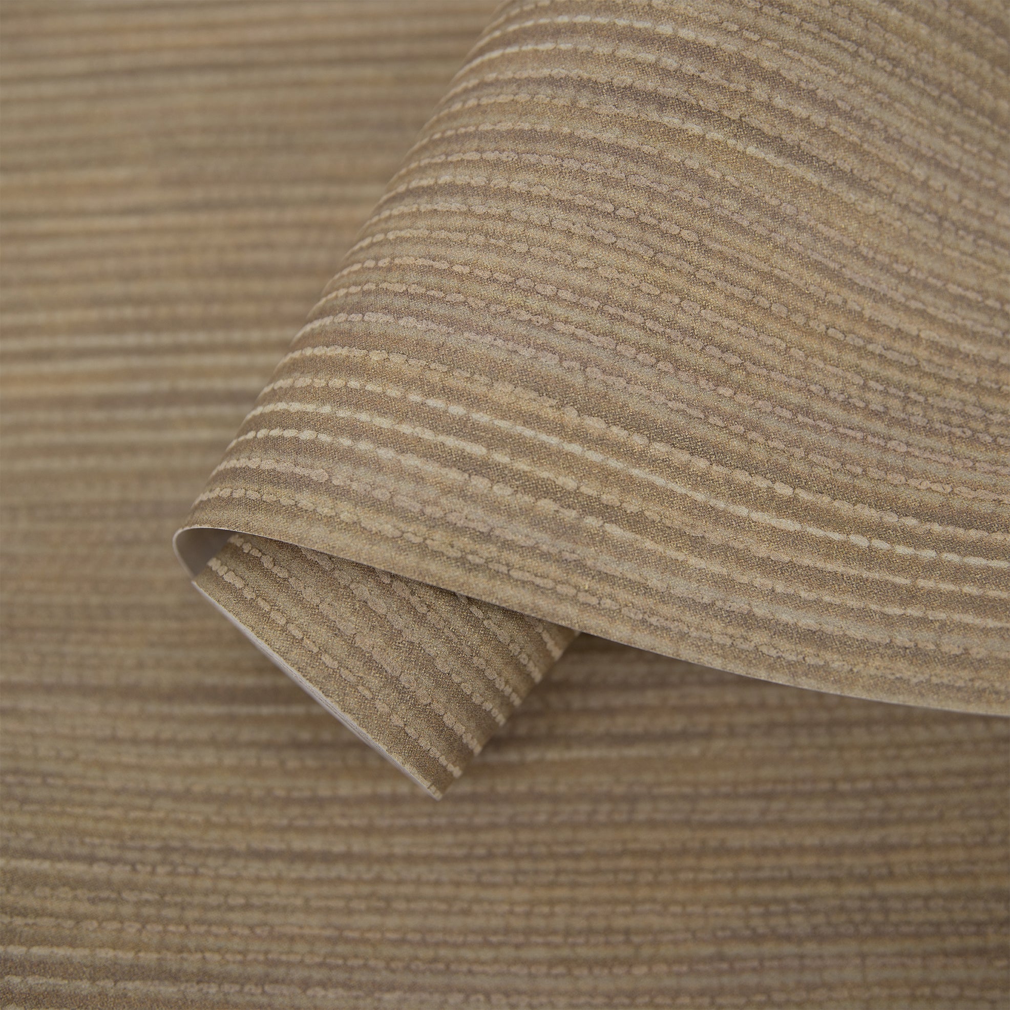 Stripe Wallpaper in Gold color - pattern number 27637 - by Galerie in the Cerra collection