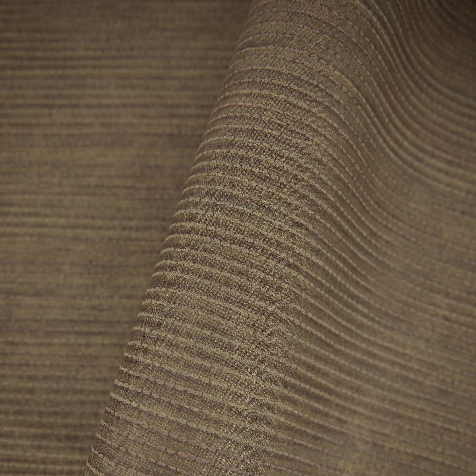 Stripe Wallpaper in Green color - pattern number 27638 - by Galerie in the Cerra collection