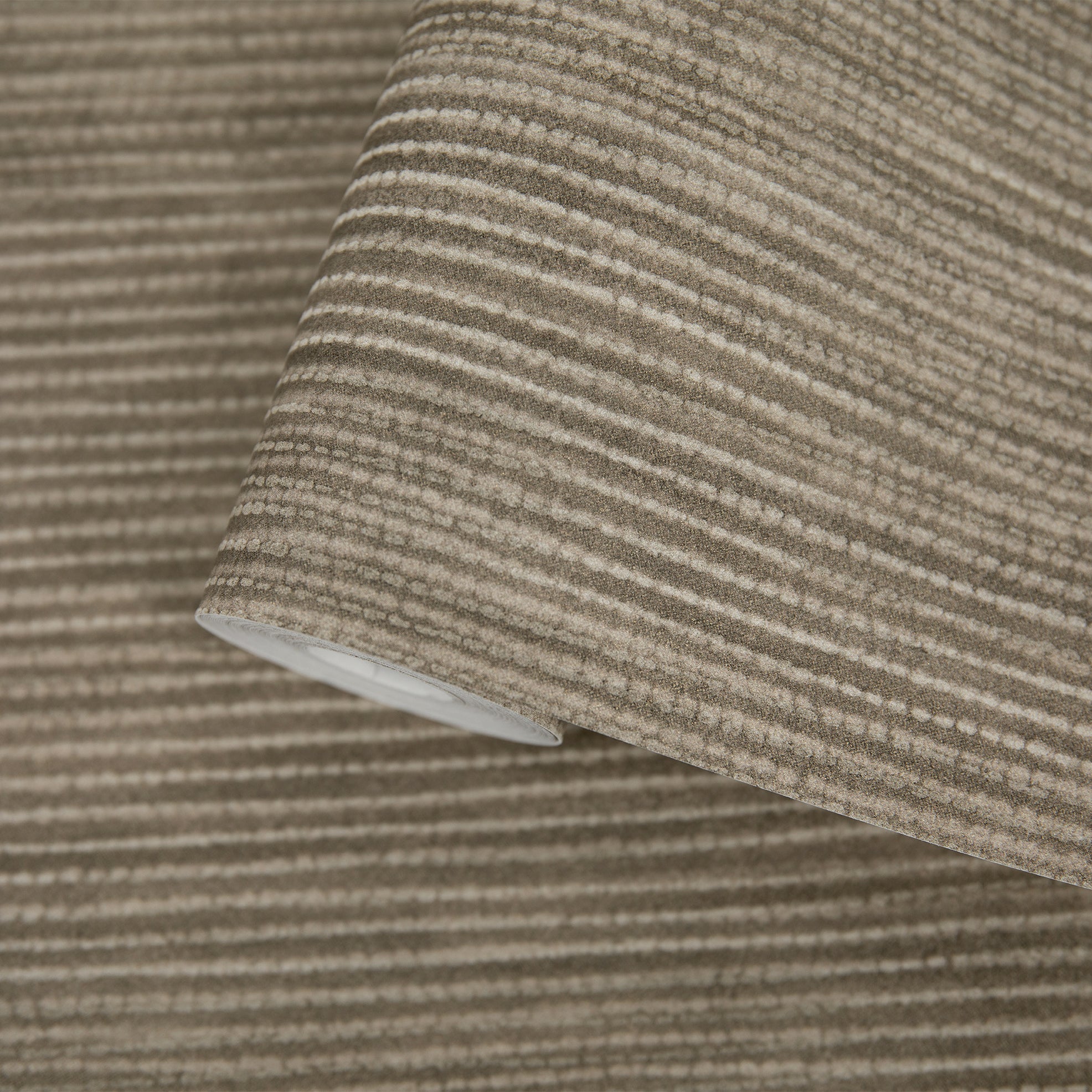 Stripe Wallpaper in Brown color - pattern number 27641 - by Galerie in the Cerra collection