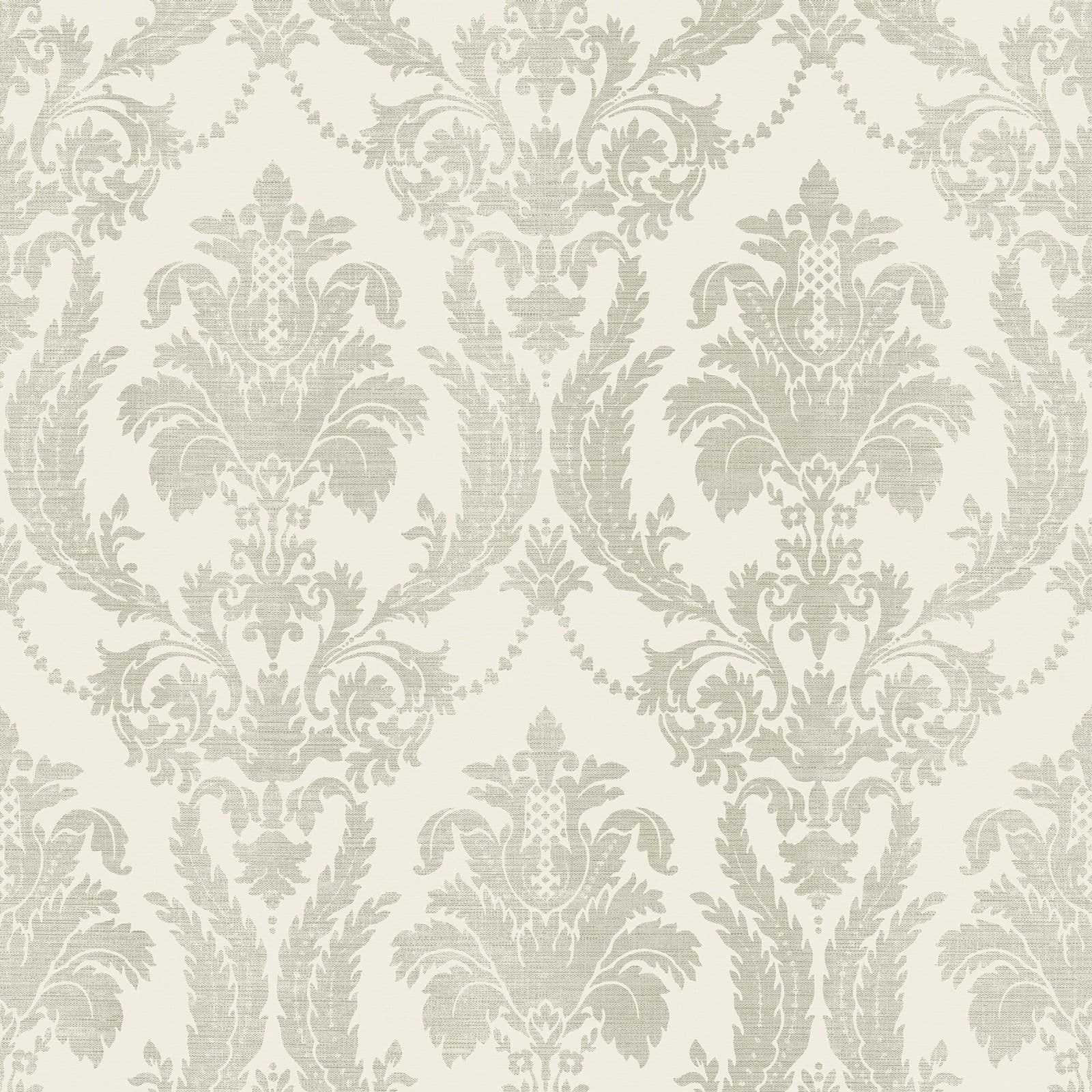 DAMASCO THEMA wallpaper in green color - pattern number 28805 - by Galerie in the Italian Style collection