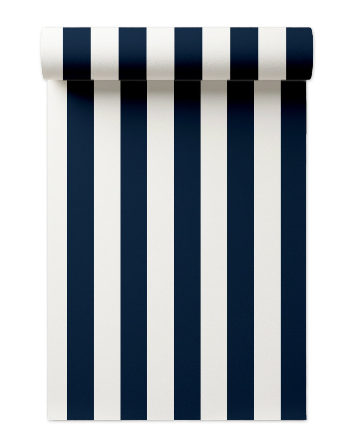3 in Stripes Wallpaper in Navy color - pattern number KK17024_Navy_KH300 - by Katie Kime in the collection
