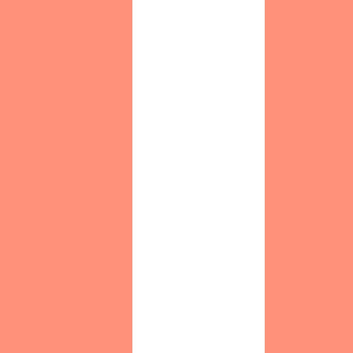 3 in Stripes Wallpaper in coral color - pattern number KK17024_Coral_KH300 - by Katie Kime in the collection