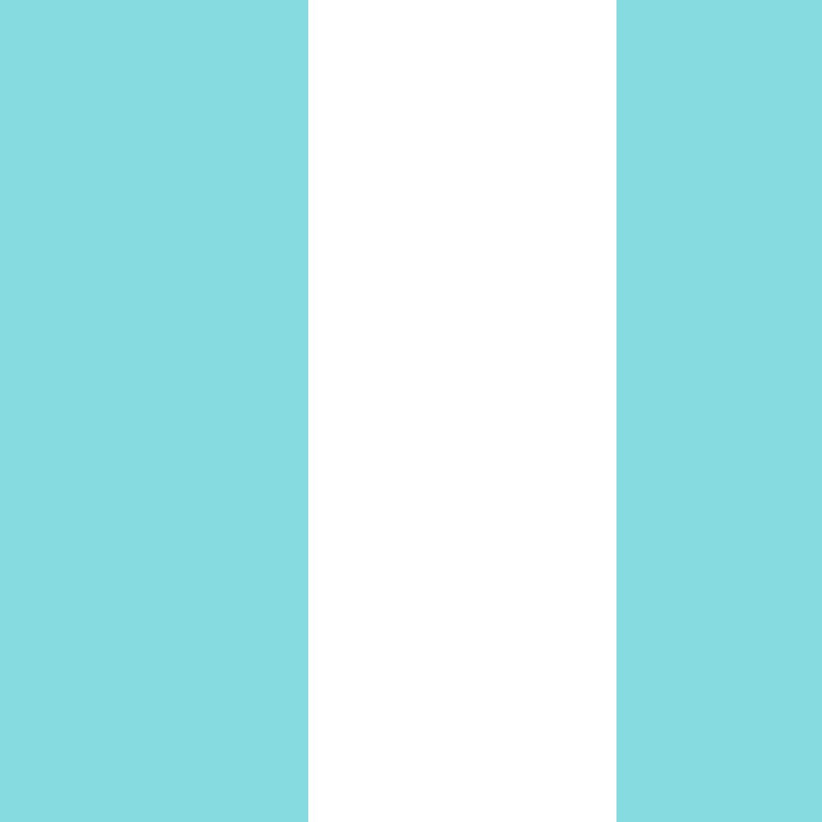 3 in Stripes Wallpaper in aqua color - pattern number KK17024_Aqua_KH300 - by Katie Kime in the collection