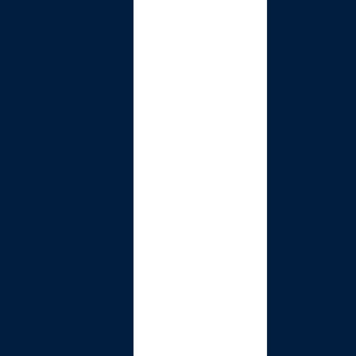 3 in Stripes Wallpaper in Navy color - pattern number KK17024_Navy_KH300 - by Katie Kime in the collection