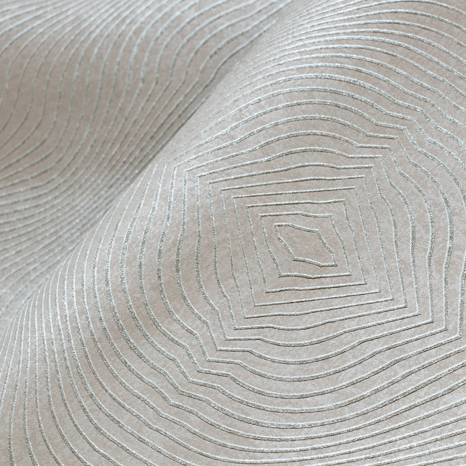 Flow Dusty Lilac wallpaper in purple lilac color - pattern number GH30034-23 - by Galerie in the Slow Living collection