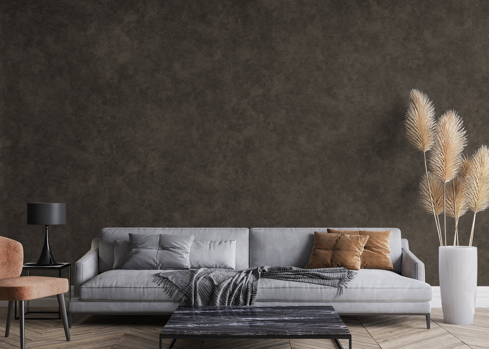 Portobello wallpaper in bronze brown color - pattern number GH30042-23 - by Galerie in the Urban Classics collection