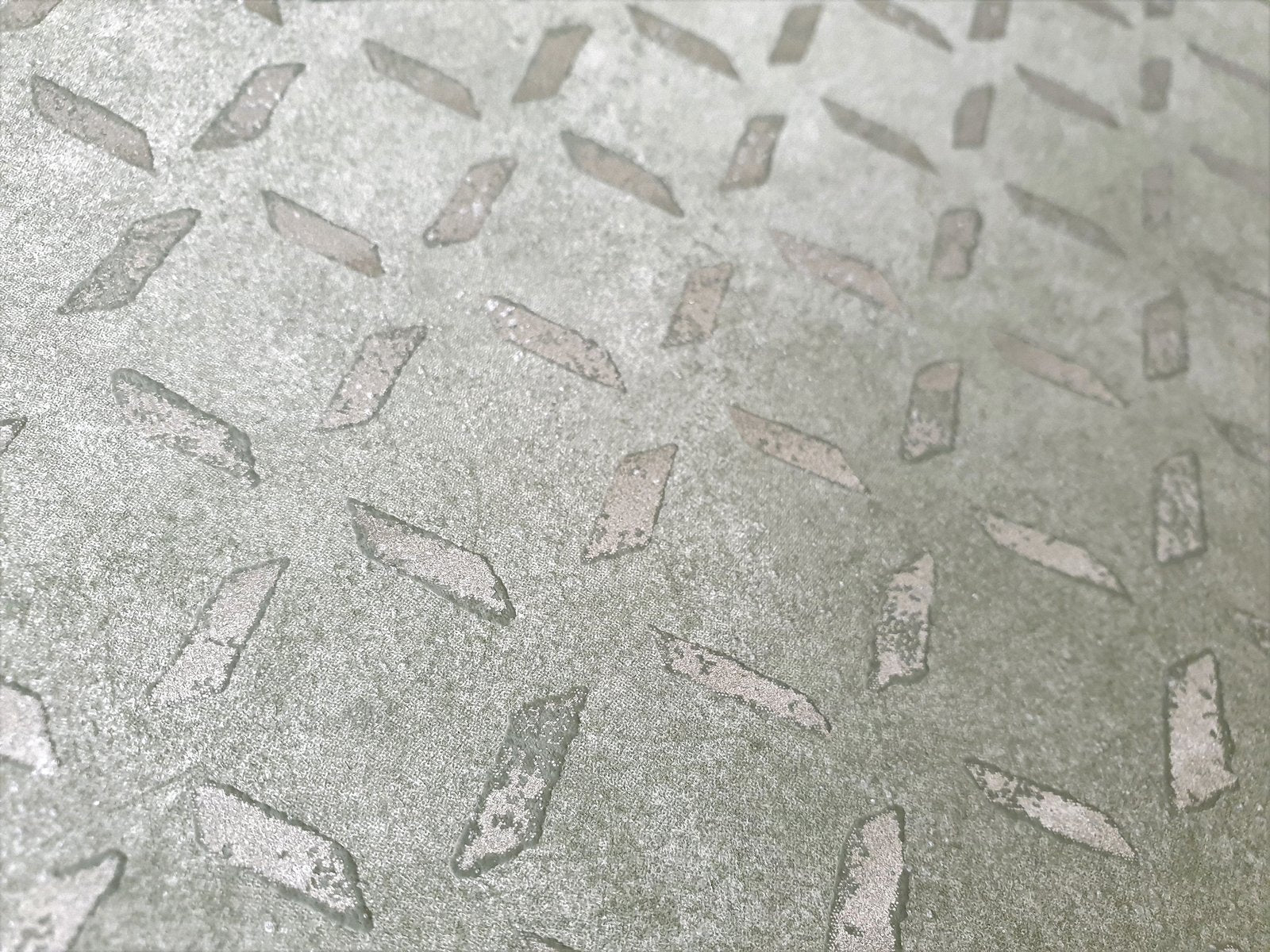 Soho / Metal Drain Grid wallpaper in silver grey color - pattern number GH30045-23 - by Galerie in the Urban Classics collection