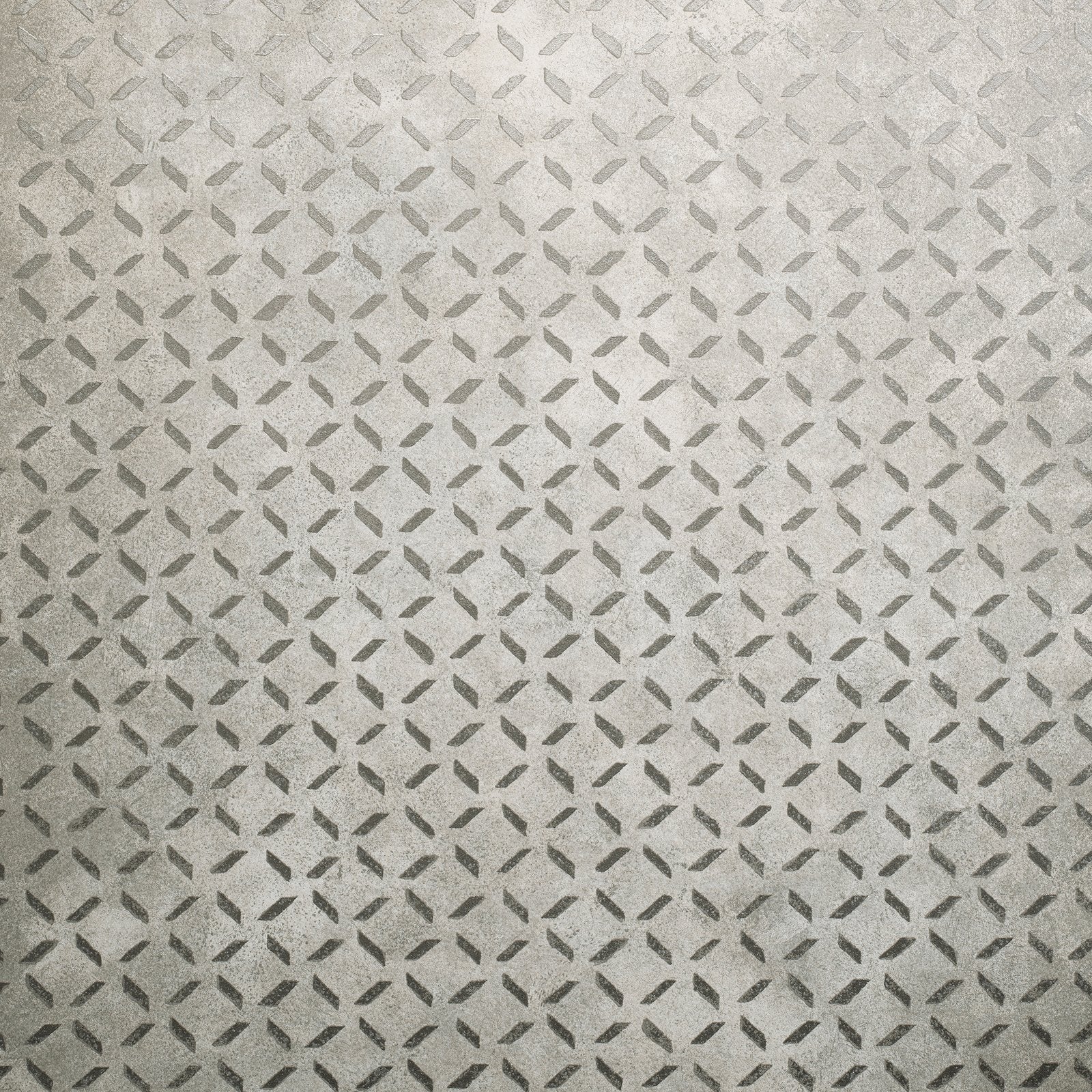 Soho / Metal Drain Grid wallpaper in silver grey color - pattern number GH30045-23 - by Galerie in the Urban Classics collection