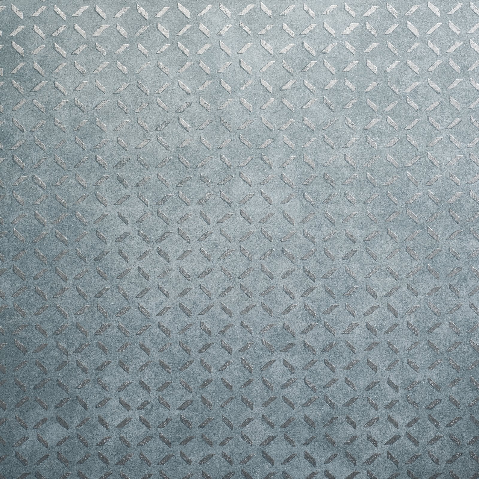 Soho / Metal Drain Grid wallpaper in blue color - pattern number GH30048-23 - by Galerie in the Urban Classics collection