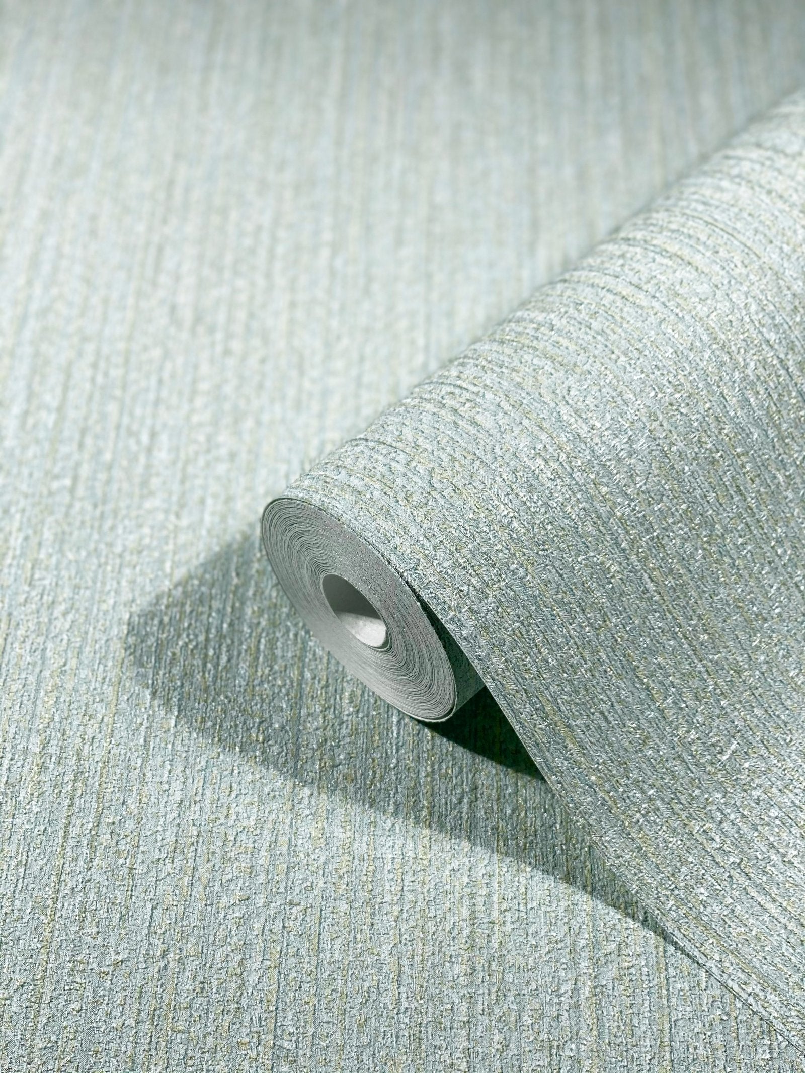 Vertical Weave wallpaper in green color - pattern number NT32737 - by Galerie in the The New Textures collection