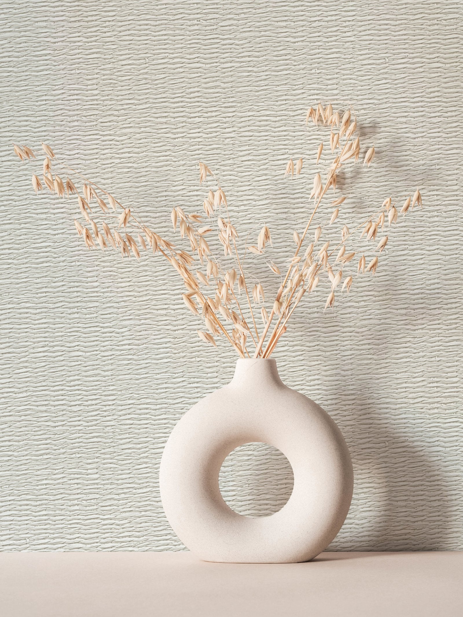 Textile optics wallpaper in beige color - pattern number 33382 - by Galerie in the The Woods and Wicker collection
