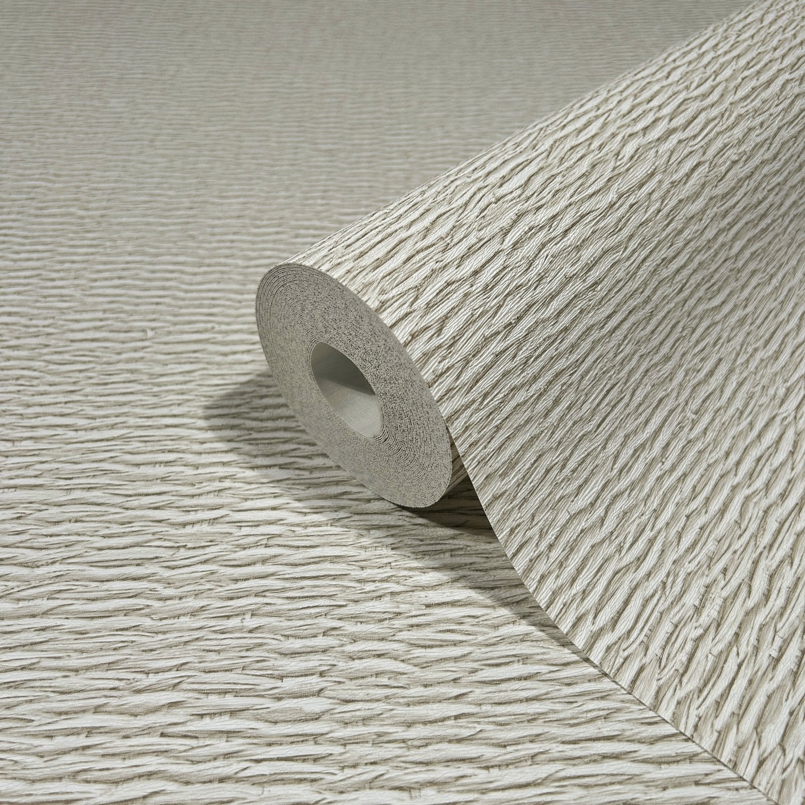 Textile optics wallpaper in beige color - pattern number 33382 - by Galerie in the The Woods and Wicker collection
