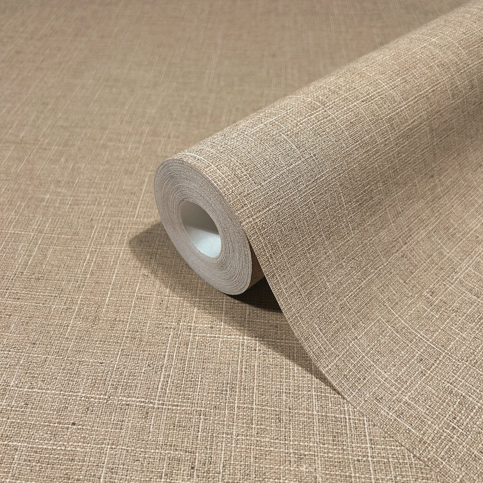 Uni wallpaper in bronze brown color - pattern number 33393 - by Galerie in the The Woods and Wicker collection