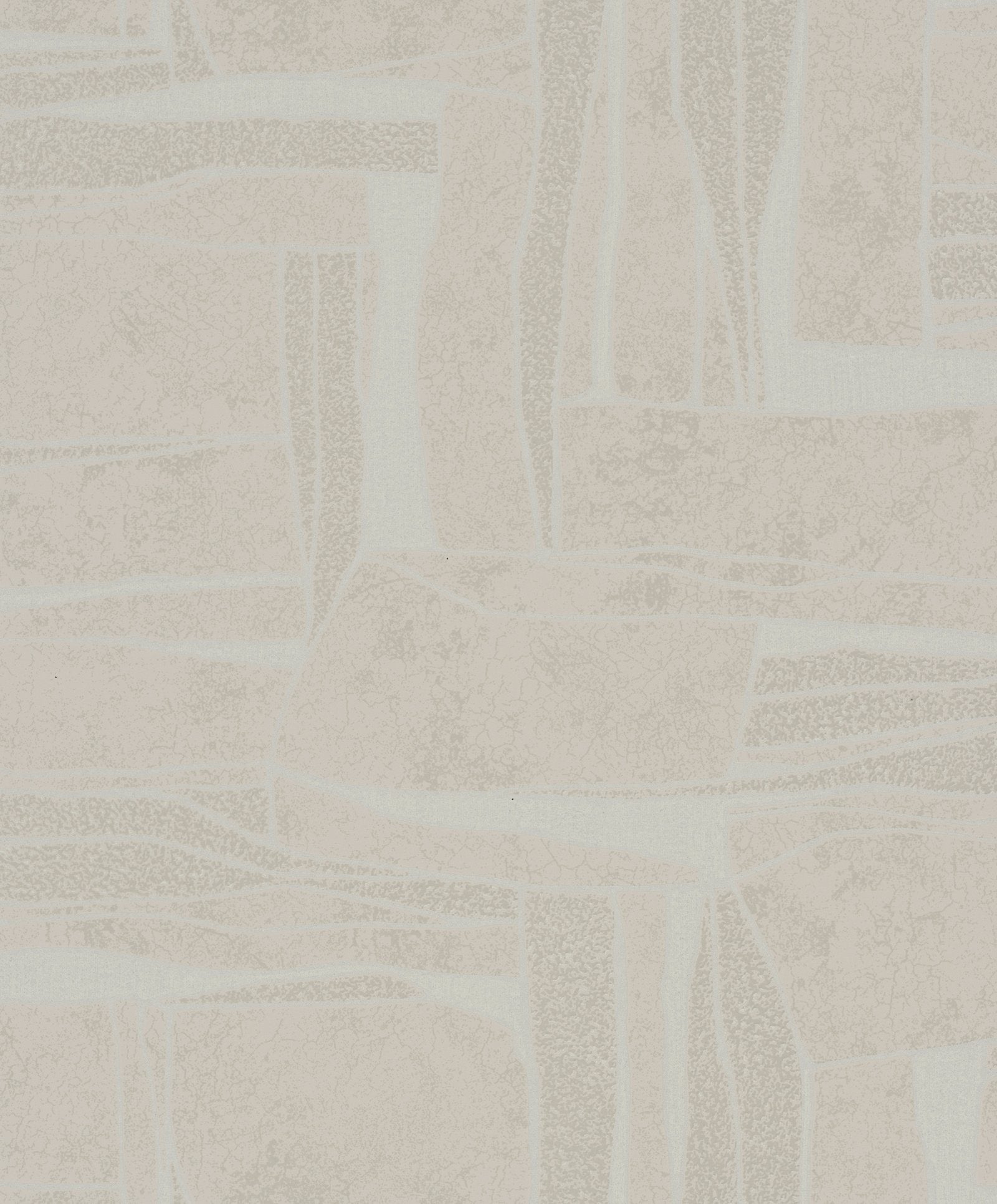 Graphic wallpaper in beige color - pattern number TR34647 - by Galerie in the Terra collection