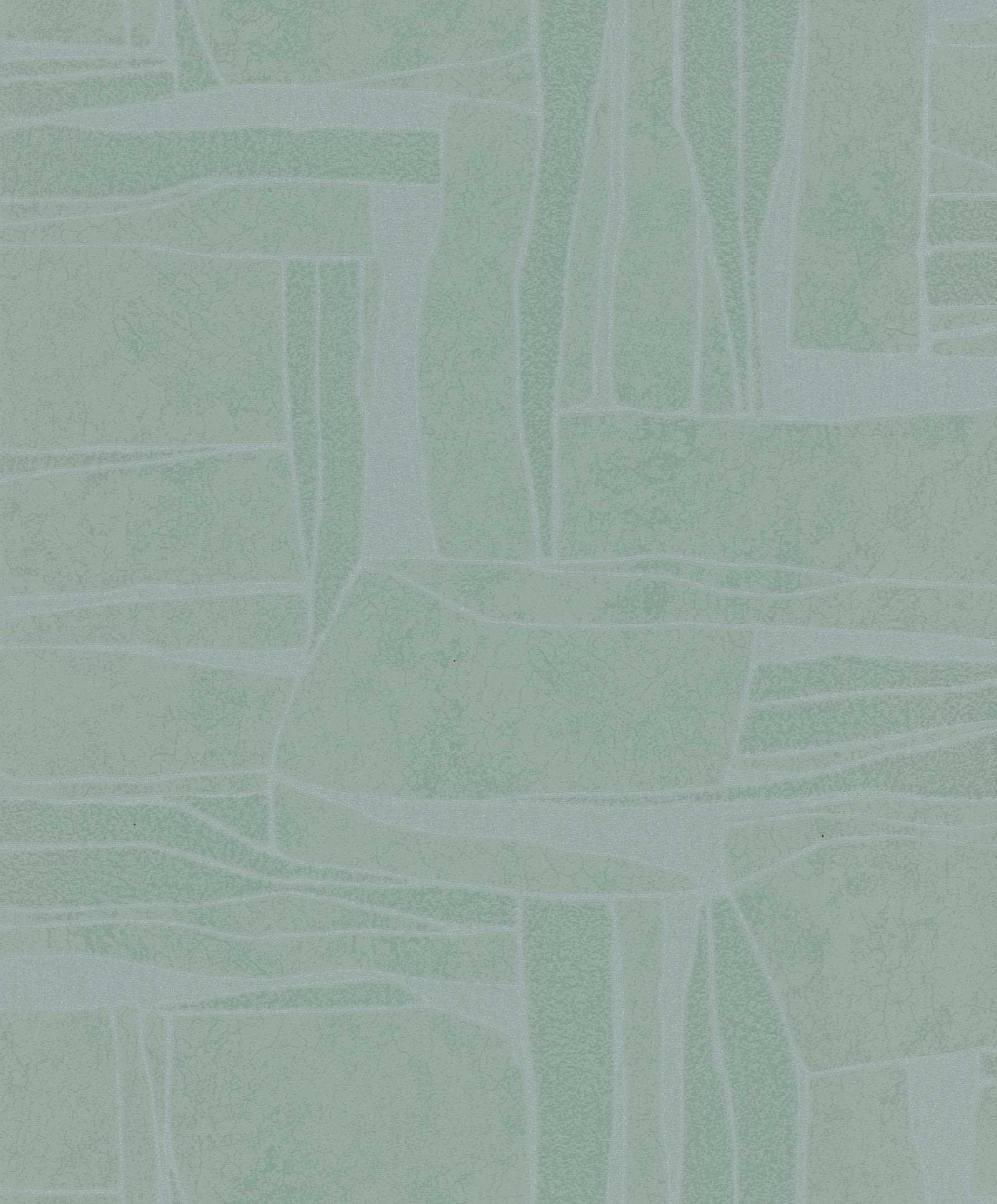 Graphic wallpaper in green color - pattern number TR34650 - by Galerie in the Terra collection