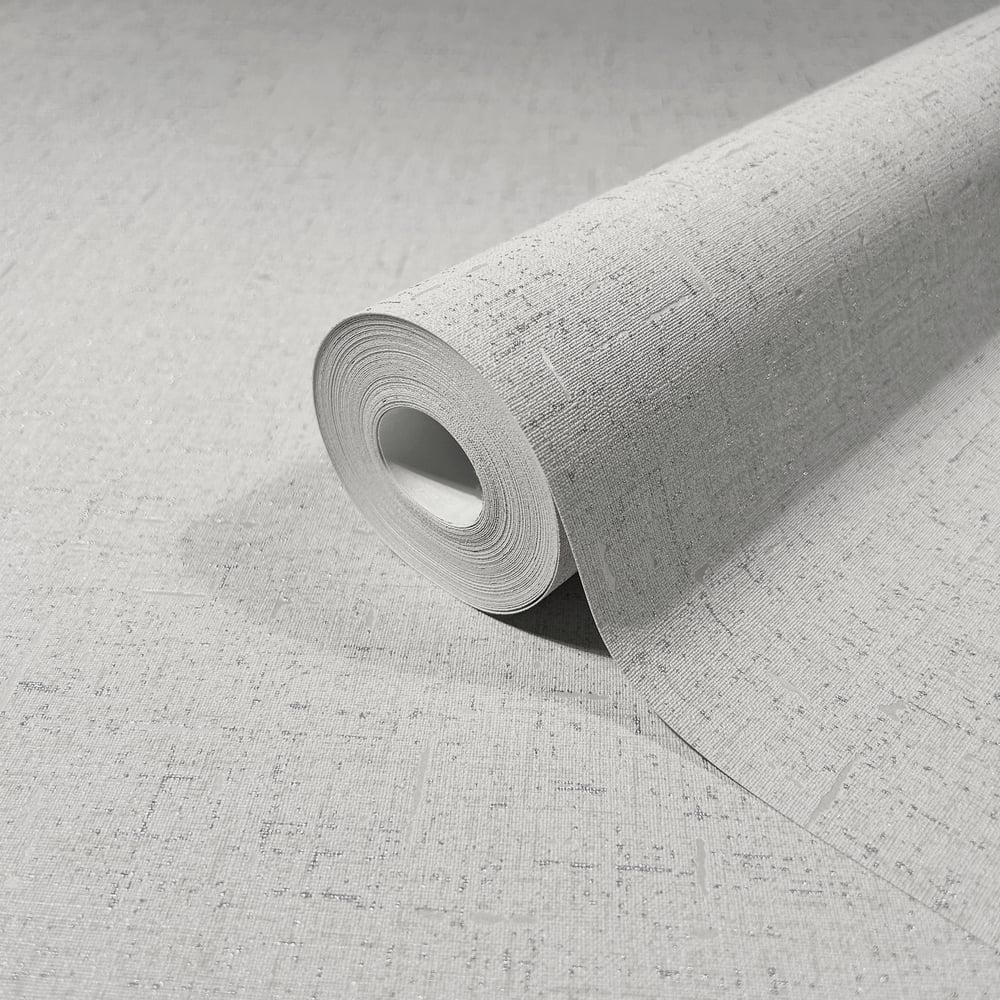 Uni Wallpaper in grey color - pattern number 35109 - by Galerie in the City Romance collection