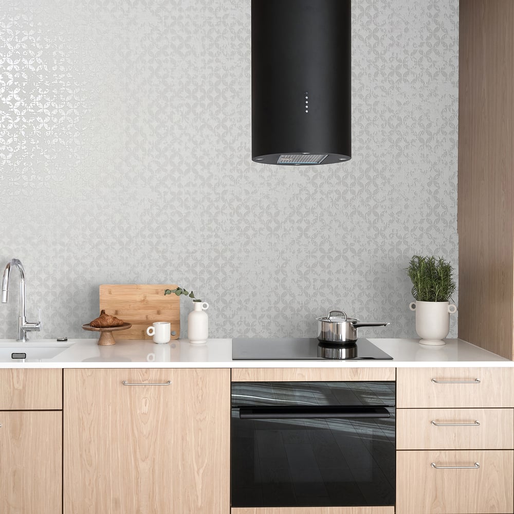 Graphics Wallpaper in white color - pattern number 35121 - by Galerie in the City Romance collection