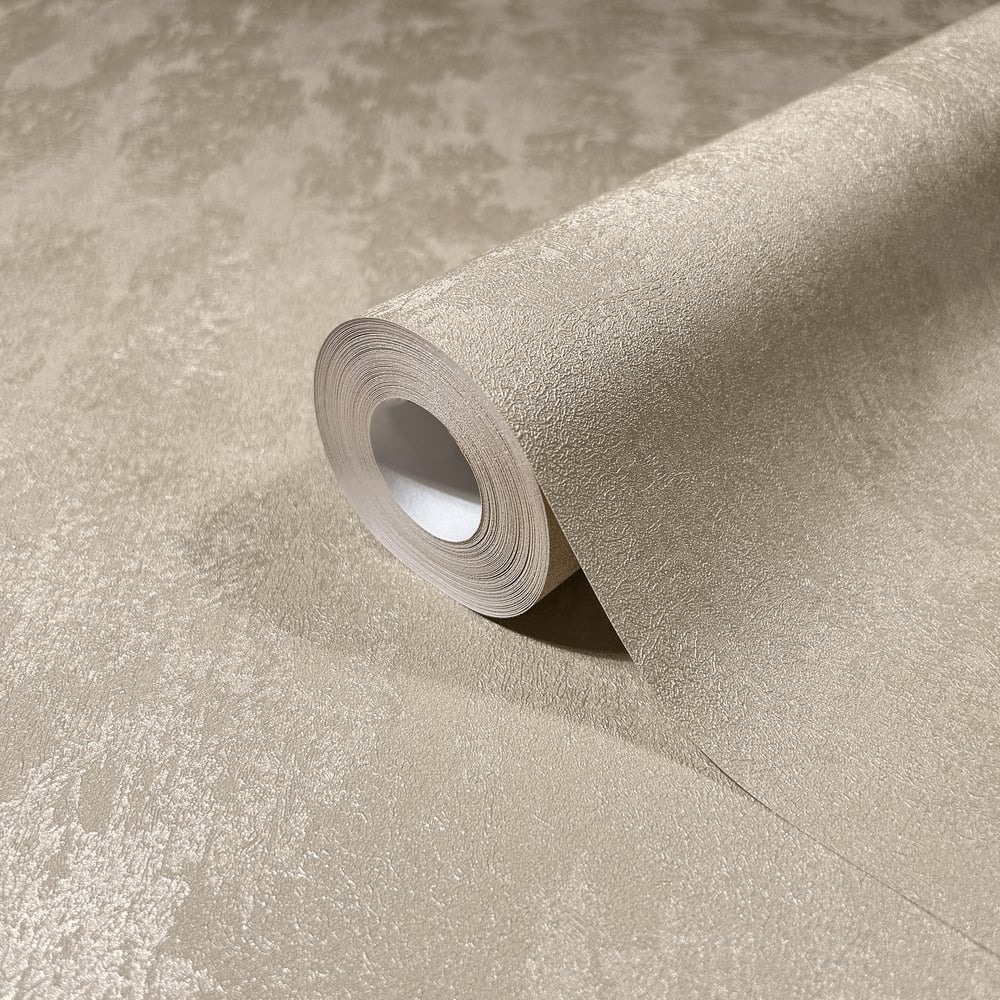 Uni Wallpaper in beige color - pattern number 35131 - by Galerie in the City Romance collection