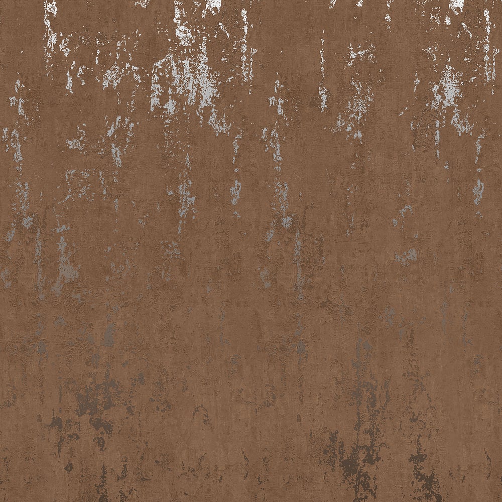 Concrete look Wallpaper in brown color - pattern number 35163 - by Galerie in the City Romance collection