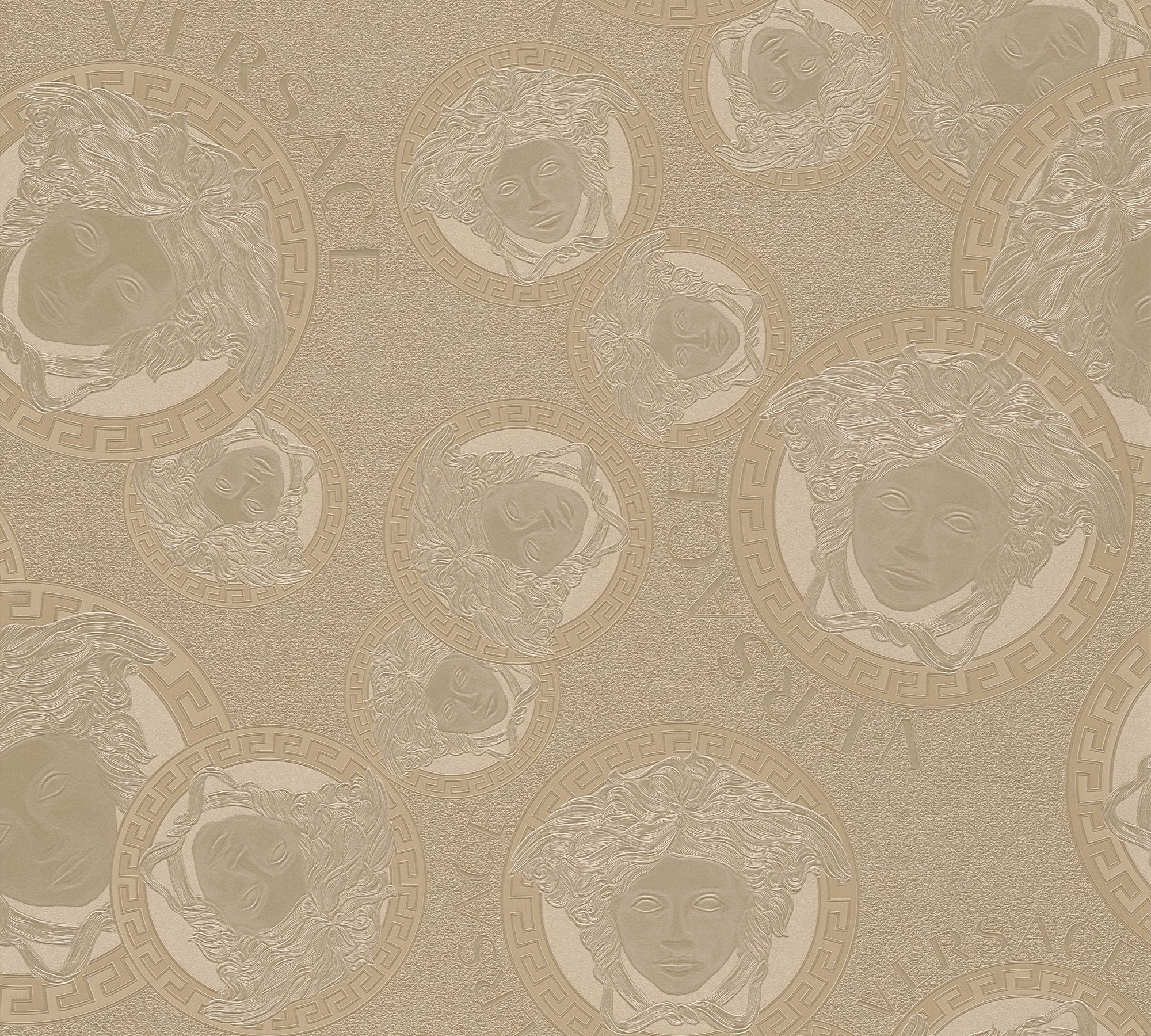 Gilded Age wallpaper in blush color - pattern number 384612X - by Seabrook in the Versace Volume 5 collection