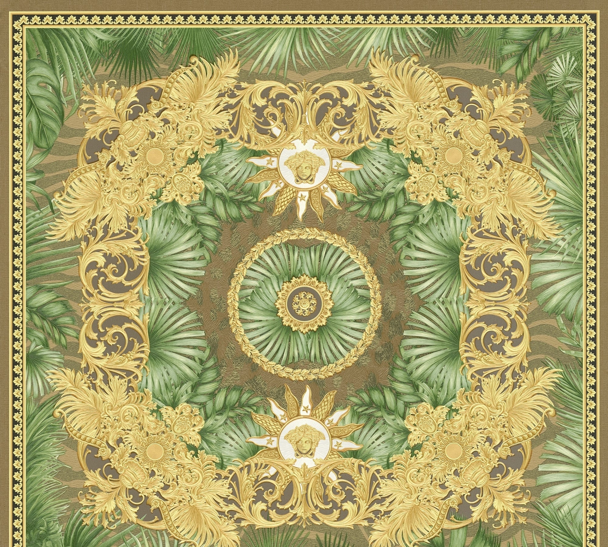 Mirage wallpaper in aurora color - pattern number 387033X - by Seabrook in the Versace Volume 5 collection