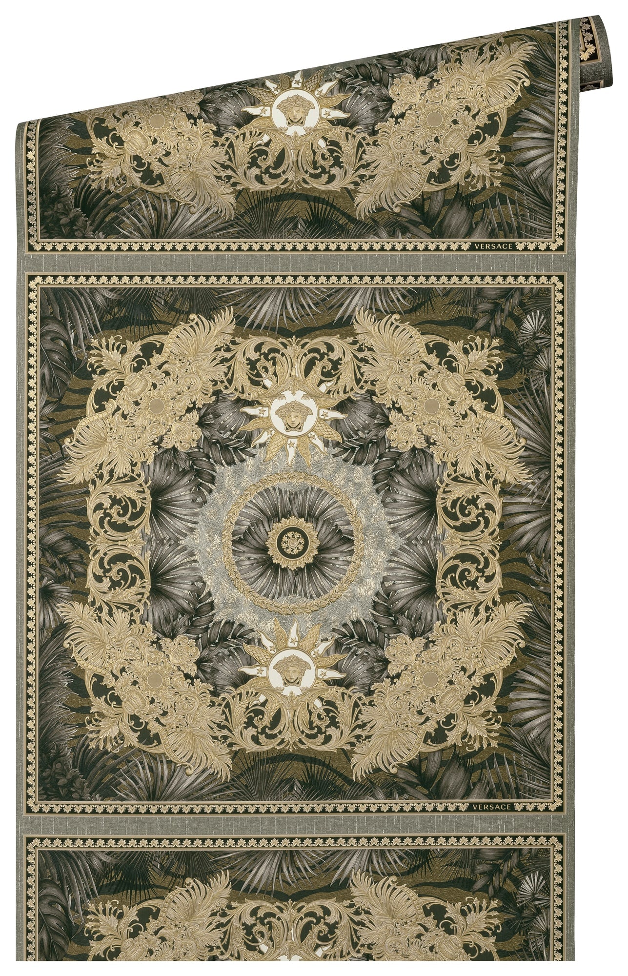 Mirage wallpaper in wools color - pattern number 387035X - by Seabrook in the Versace Volume 5 collection