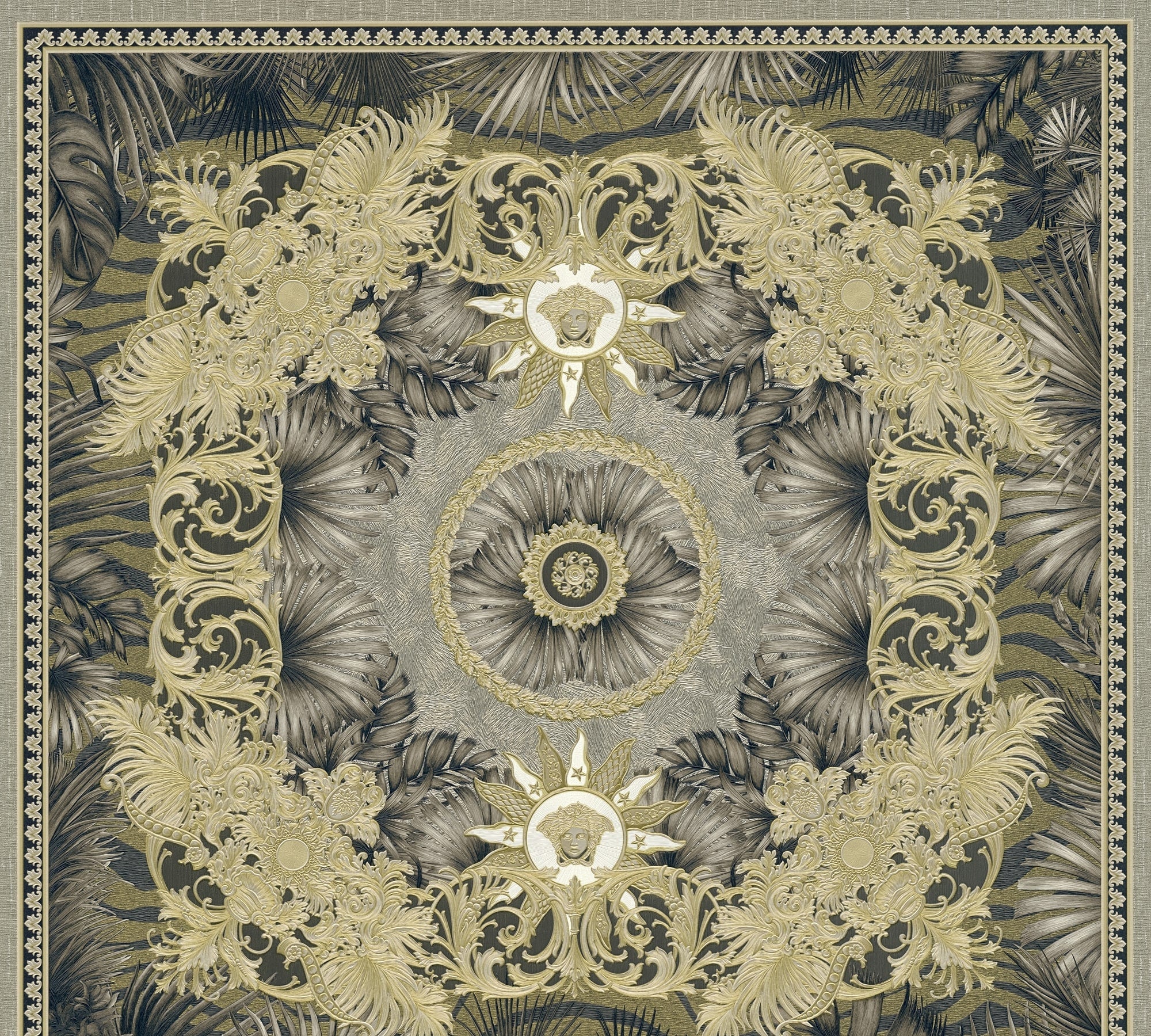 Mirage wallpaper in wools color - pattern number 387035X - by Seabrook in the Versace Volume 5 collection