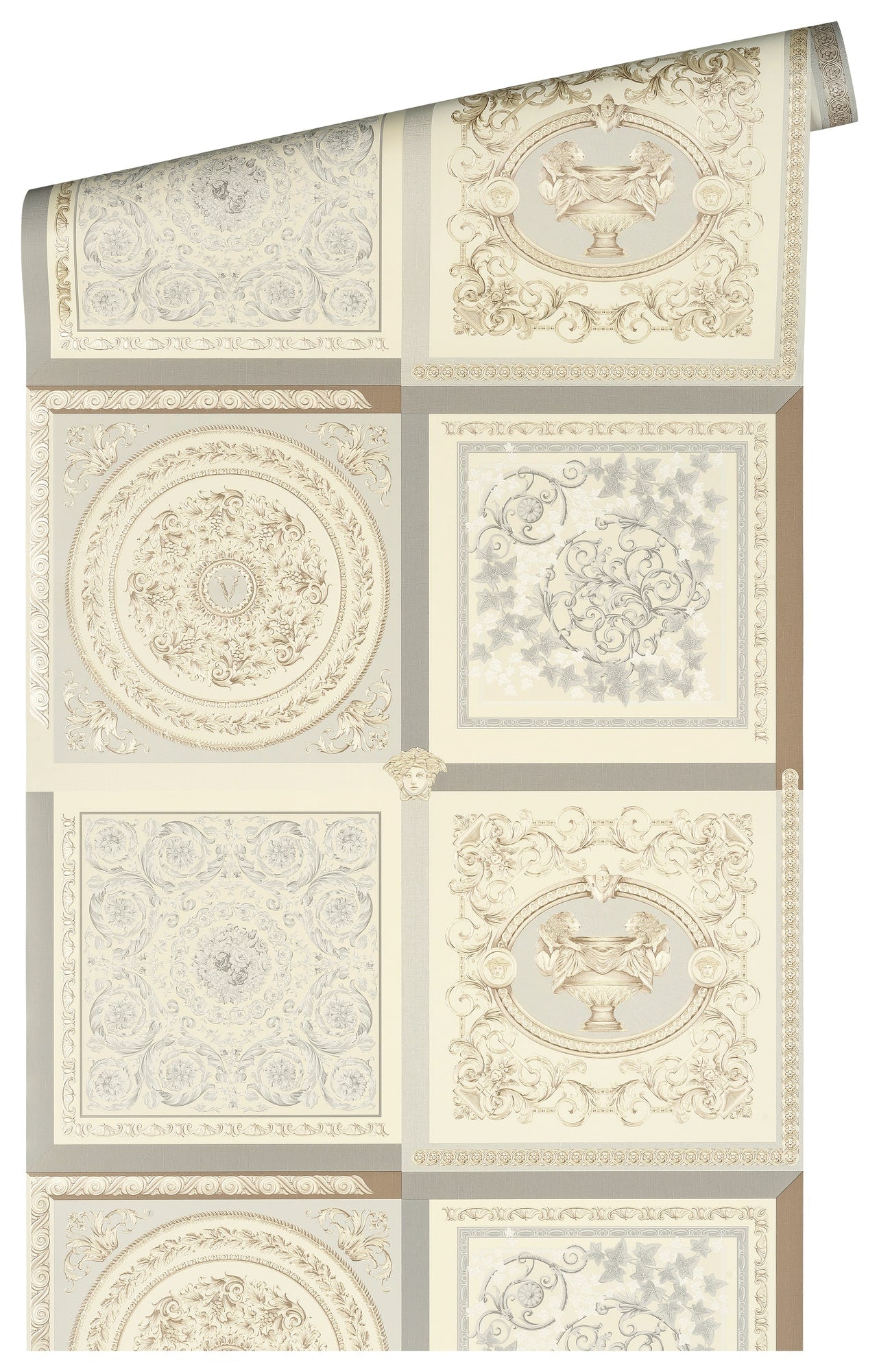 Reverie wallpaper in oak color - pattern number 387042X - by Seabrook in the Versace Volume 5 collection