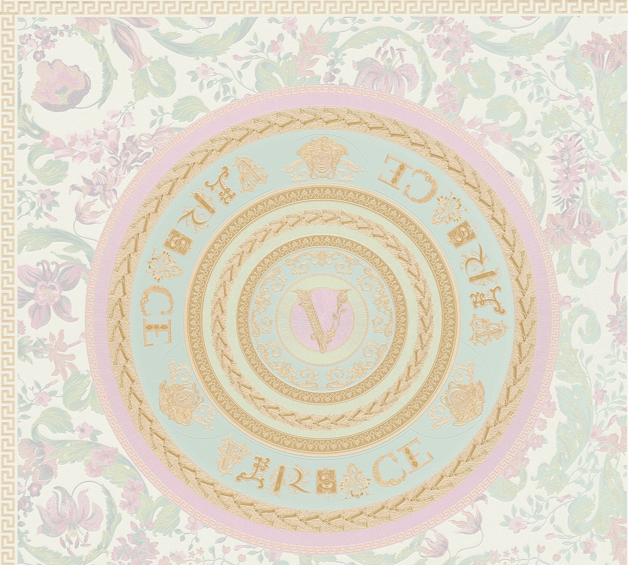 Ember wallpaper in petal color - pattern number 387052X - by Seabrook in the Versace Volume 5 collection