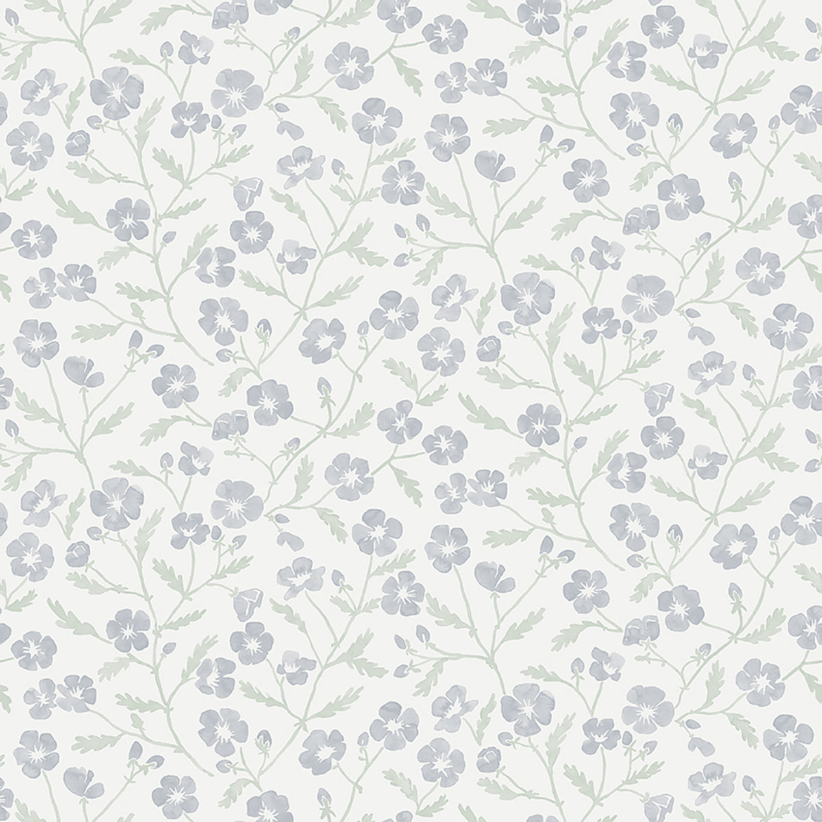 Mira wallpaper in slate color - pattern number 3966 - by Schumacher in the Borastapeter collection